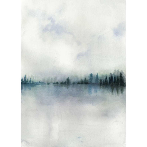 Horizon Whisper I Black Modern Wood Framed Art Print by Popp, Grace