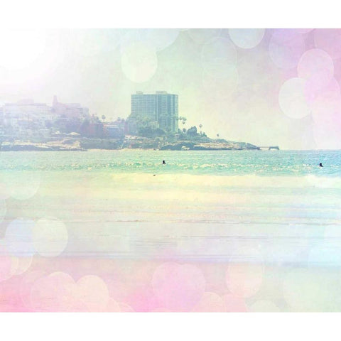 Surfin 2 White Modern Wood Framed Art Print by Coomes, Sylvia