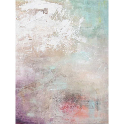 Pastel Terrain II White Modern Wood Framed Art Print by Contacessi, Julia