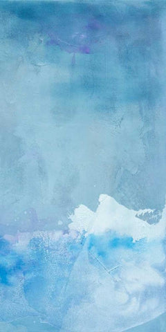 Cloud Break II White Modern Wood Framed Art Print with Double Matting by Contacessi, Julia