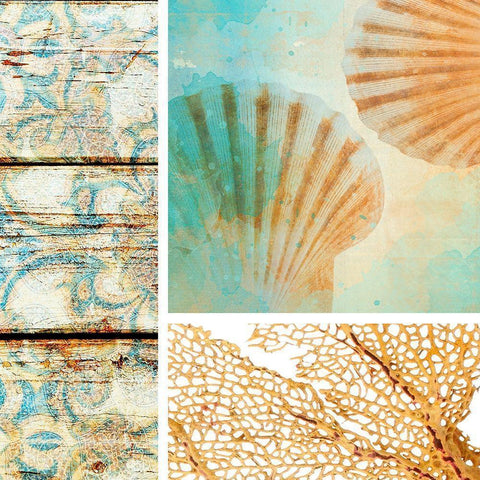 Spa Collage V Black Modern Wood Framed Art Print by Orlov, Irena