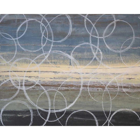 Coin Toss II White Modern Wood Framed Art Print by Avondet, Natalie