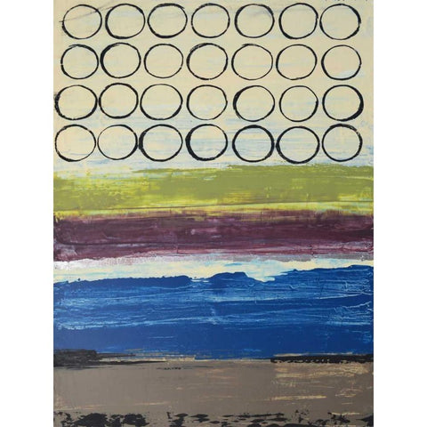 Grape Soda I White Modern Wood Framed Art Print by Avondet, Natalie