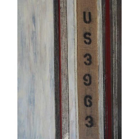 Code Words II Black Modern Wood Framed Art Print by Avondet, Natalie