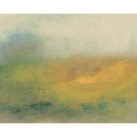 Hillside I White Modern Wood Framed Art Print by Gordon, Sharon