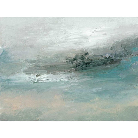 Tidal Pool II Black Modern Wood Framed Art Print with Double Matting by Gordon, Sharon