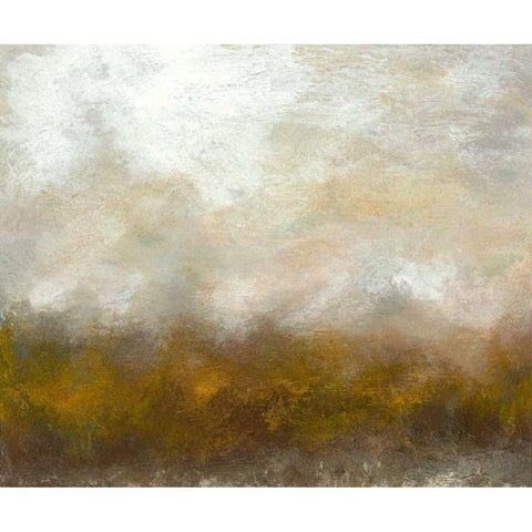 In the Air IV Gold Ornate Wood Framed Art Print with Double Matting by Gordon, Sharon