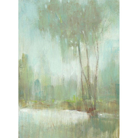 Mist in the Glen II Gold Ornate Wood Framed Art Print with Double Matting by OToole, Tim