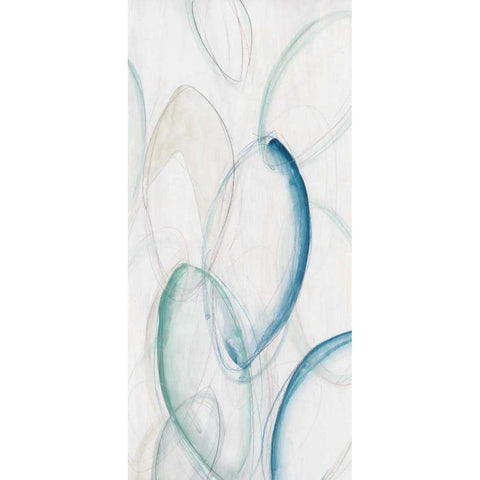 Discus IV Black Modern Wood Framed Art Print with Double Matting by Vess, June Erica