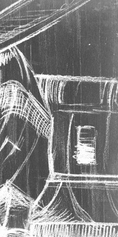 Graphic Propeller Triptych III White Modern Wood Framed Art Print with Double Matting by Harper, Ethan