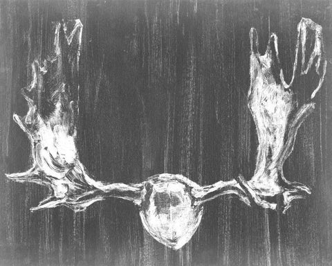 Graphic Mount I Black Ornate Wood Framed Art Print with Double Matting by Harper, Ethan