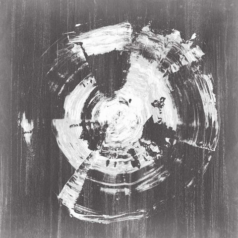 Chalkboard Tree Ring III Black Ornate Wood Framed Art Print with Double Matting by Harper, Ethan