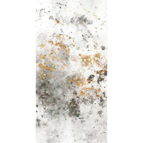 Gilded Mist II Black Modern Wood Framed Art Print by Studio W
