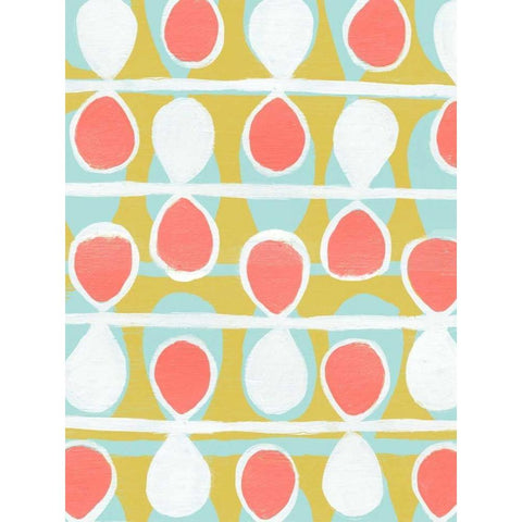 Retro Stems I Black Modern Wood Framed Art Print by Popp, Grace