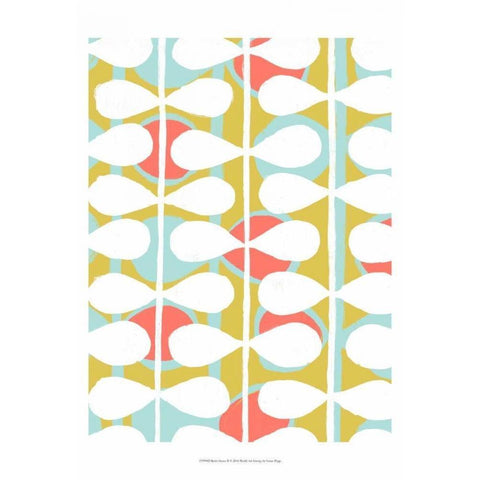 Retro Stems II Black Modern Wood Framed Art Print by Popp, Grace
