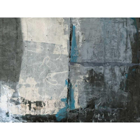 Shades of Grey II White Modern Wood Framed Art Print by Ray, Elena