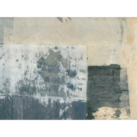 Shades of Grey VI Black Modern Wood Framed Art Print with Double Matting by Ray, Elena