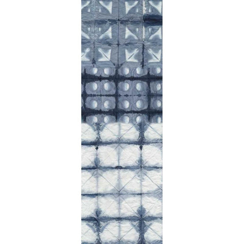 Shibori Collage I White Modern Wood Framed Art Print by Zarris, Chariklia