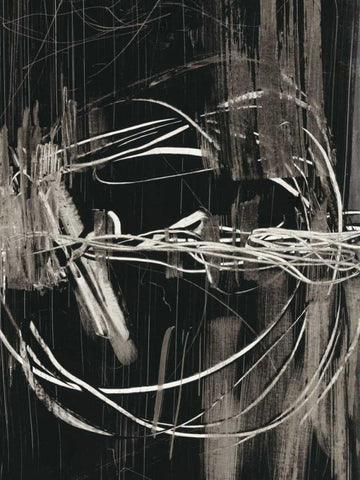 Electrical Arc II Black Ornate Wood Framed Art Print with Double Matting by Harper, Ethan