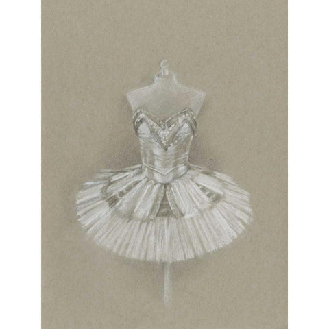 Ballet Dress I Gold Ornate Wood Framed Art Print with Double Matting by Harper, Ethan