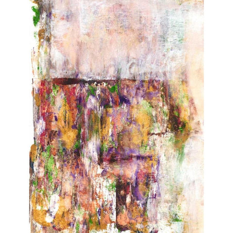 Garden Patch I White Modern Wood Framed Art Print by Fuchs, Jodi