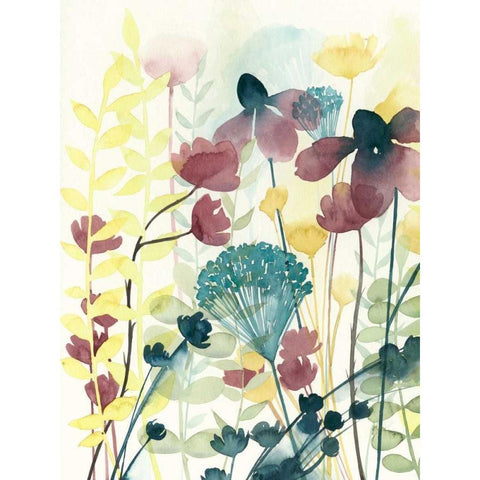 Garden Lace I White Modern Wood Framed Art Print by Popp, Grace