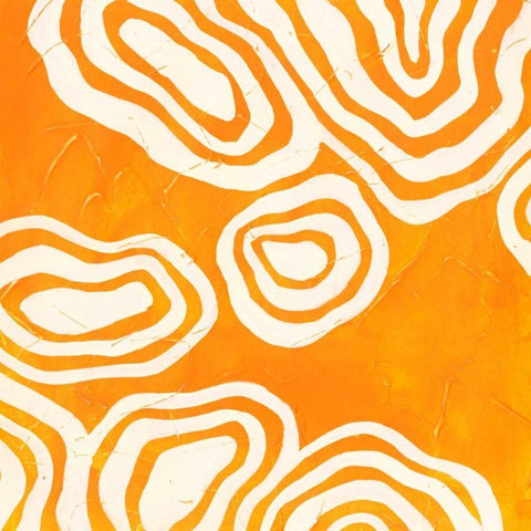 Bright Mineral IV White Modern Wood Framed Art Print with Double Matting by Vess, June Erica