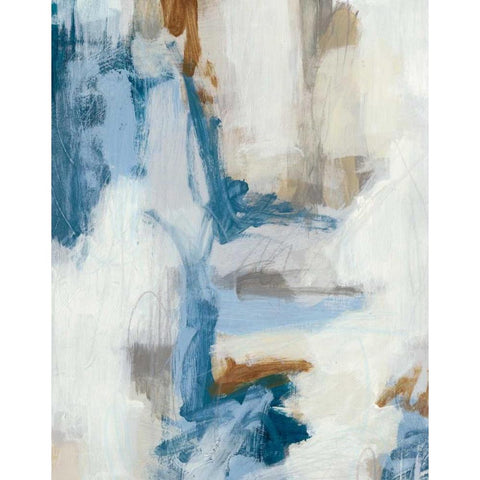 Intermittent I White Modern Wood Framed Art Print by Vess, June Erica