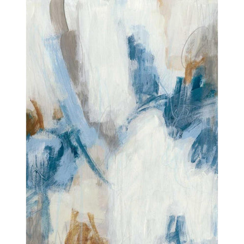 Intermittent II White Modern Wood Framed Art Print by Vess, June Erica