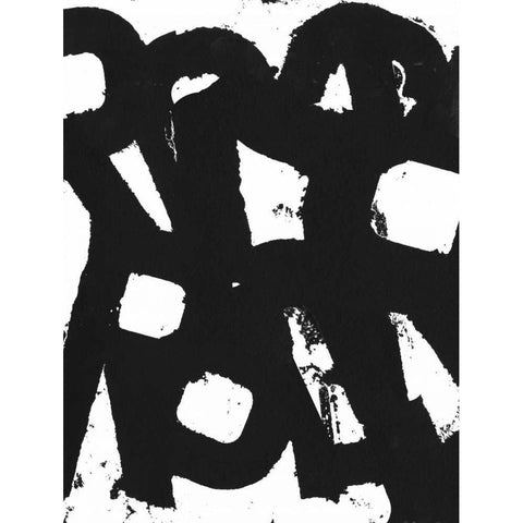 Rock N Roll I Black Modern Wood Framed Art Print by Fuchs, Jodi