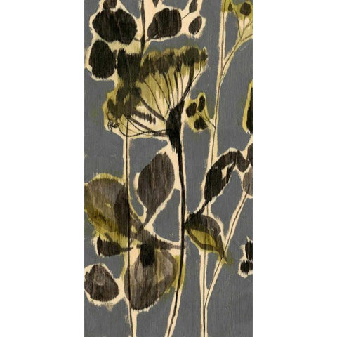 A Touch of Olive I Black Modern Wood Framed Art Print with Double Matting by Goldberger, Jennifer