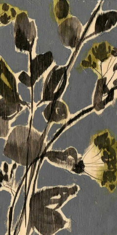 A Touch of Olive II Black Ornate Wood Framed Art Print with Double Matting by Goldberger, Jennifer