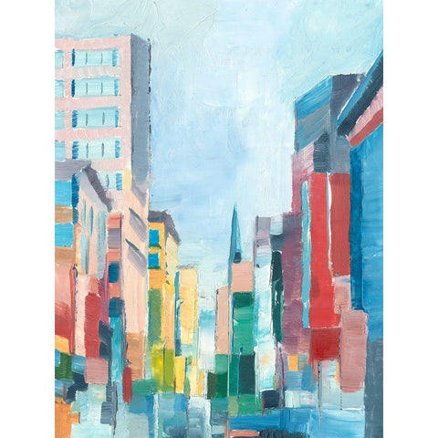 Uptown Contemporary I Black Modern Wood Framed Art Print with Double Matting by Harper, Ethan