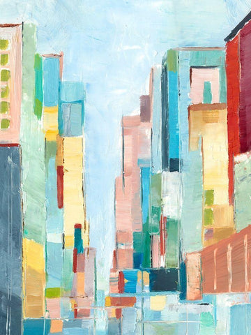 Uptown Contemporary II Black Ornate Wood Framed Art Print with Double Matting by Harper, Ethan