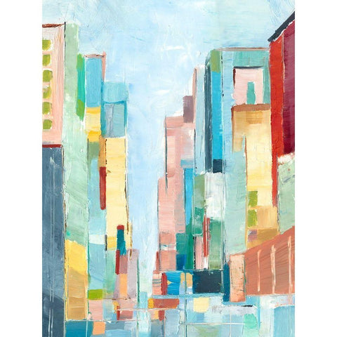 Uptown Contemporary II Black Modern Wood Framed Art Print with Double Matting by Harper, Ethan
