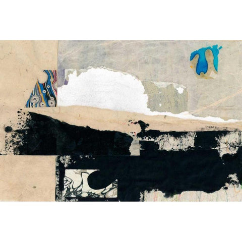 Modern Collage VI Gold Ornate Wood Framed Art Print with Double Matting by Ray, Elena