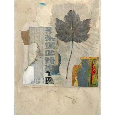 Natural Elements III Gold Ornate Wood Framed Art Print with Double Matting by Ray, Elena