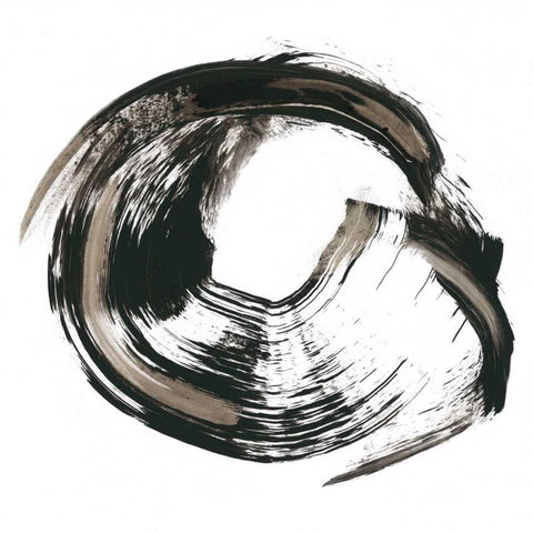 Circulation Study IV Black Ornate Wood Framed Art Print with Double Matting by Harper, Ethan