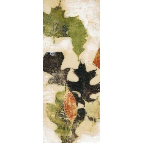 Leaf Dance III White Modern Wood Framed Art Print by Goldberger, Jennifer