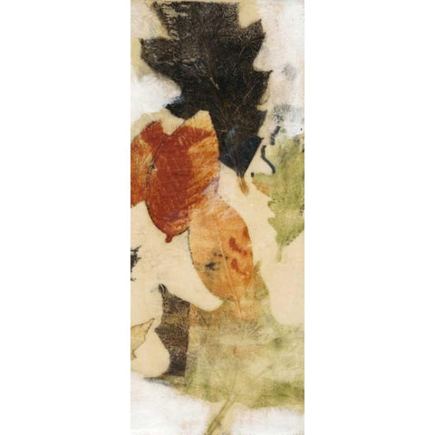 Leaf Dance IV White Modern Wood Framed Art Print by Goldberger, Jennifer