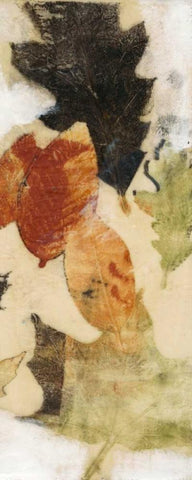 Leaf Dance IV White Modern Wood Framed Art Print with Double Matting by Goldberger, Jennifer