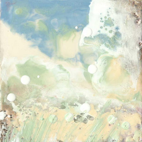 Sea Dream II White Modern Wood Framed Art Print with Double Matting by Ludwig, Alicia