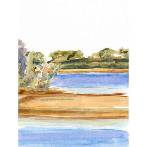 The Sound II Gold Ornate Wood Framed Art Print with Double Matting by Miller, Dianne