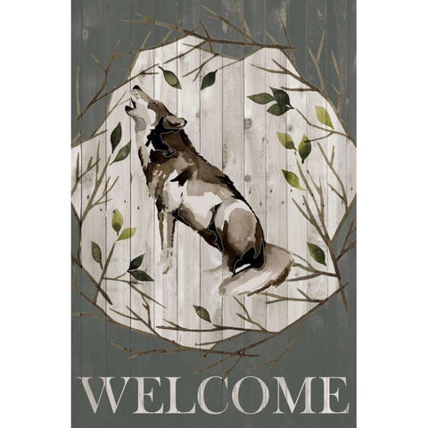 Woodland Welcome II Gold Ornate Wood Framed Art Print with Double Matting by Popp, Grace