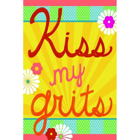 Southern Sayings II Black Modern Wood Framed Art Print by Vess, June Erica