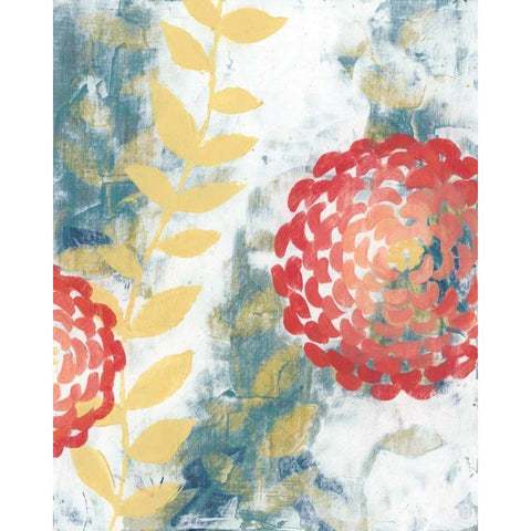 Spring Aria II Black Modern Wood Framed Art Print by Popp, Grace