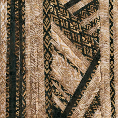 Ornamentale I Black Modern Wood Framed Art Print by Fagalde, Jarman