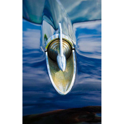 Cars of Cuba VI Gold Ornate Wood Framed Art Print with Double Matting by DeNardo, Laura