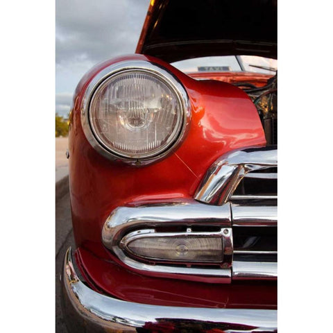 Cars of Cuba IV Black Modern Wood Framed Art Print with Double Matting by DeNardo, Laura