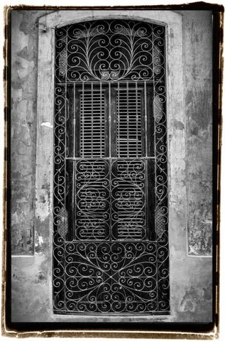 Past Elegance I White Modern Wood Framed Art Print with Double Matting by DeNardo, Laura